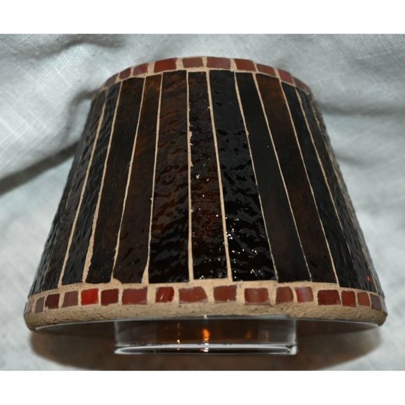 Home Interiors Accents Vintage Home Interior Candle Topper Bronze Gold Orange Color Poshmark